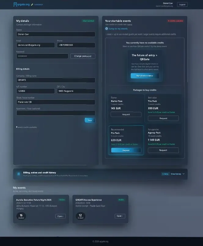 QRGATE - Event Guest Management & QR Check-in Software